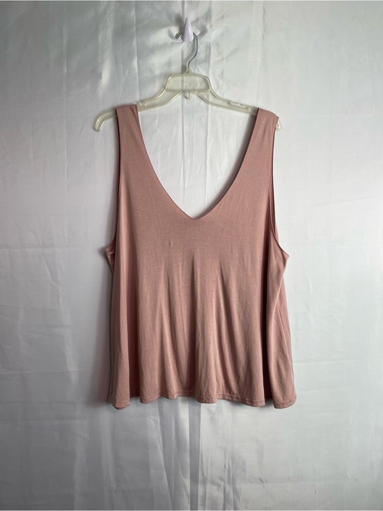 Abound Tops - Abound Dusty Rose V-Neck Swing Tank Top